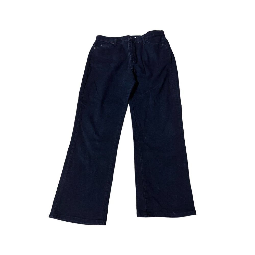 WOMEN'S LEE RELAXED STRAIGHT LEG BLACK SHORT DENIM JEANS